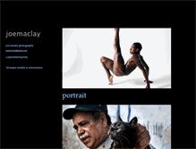 Tablet Screenshot of joemaclay.com